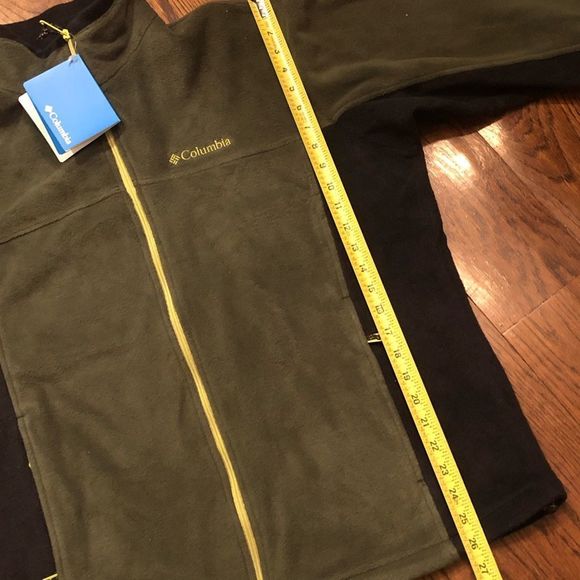 COLUMBIA Men's Olive Green Black Full Zipper Jacket NWT Sz XL - Picture 6 of 10